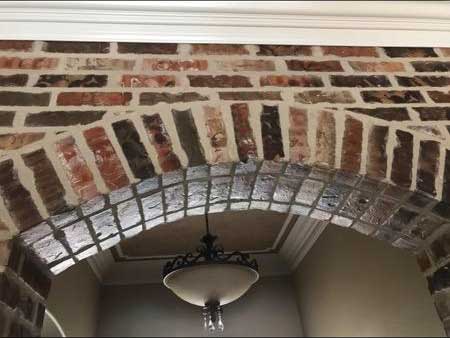 Custom Stone Arch Installation